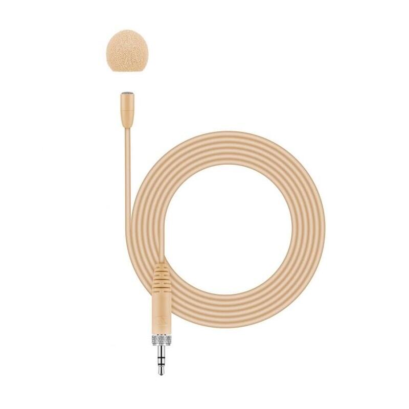 Micrófono Sennheiser Mke Essential Omni Beige De Solapa En Miniatura Con Conector Jack De 3,5 Mm (Beige)