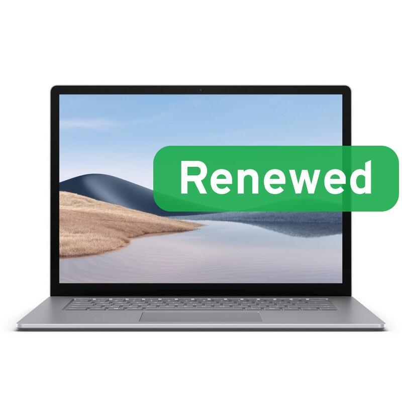 Microsoft Renewed Grade B Surface Laptop 4 Platinum 15 Touch Intel Core I7-1185g7 8gb Intel Iris Xe 256 Gb Us Backlit N