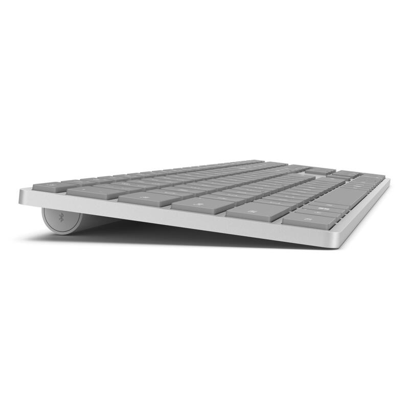 Microsoft Surface Teclado Bluetooth Copilot Plata.