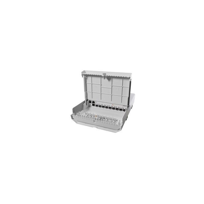 Mikrotik Crs310-1g-5s-4s+Out (Netfiber 9) Switch De Exterior Con Cpu Armv7 800 Mhz, 256 Mb Ram, 4x Sfp+, 5x Sfp, 1x Gb (Poe-In)