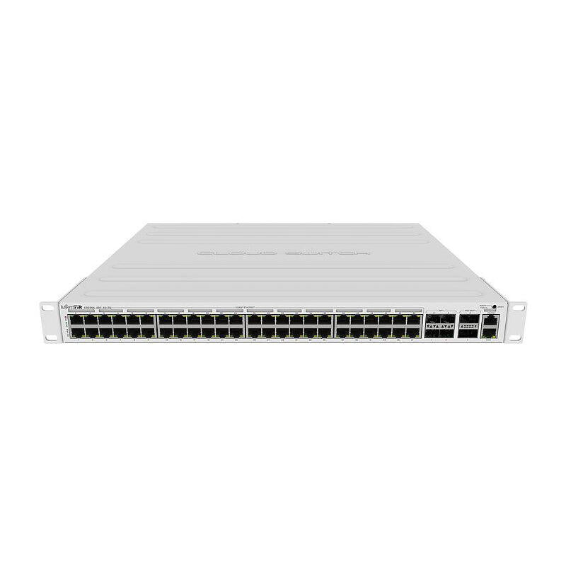 Mikrotik Crs354-48p-4s+2q+Rm Cloud Router Switch 354-48p-4s+2q+Rm With 48 X Gigabit Rj45 Lan (All Poe-Out), 4 X 10g Sfp+ Cages,