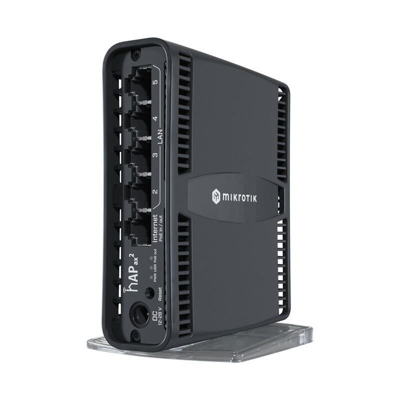 Mikrotik Home Ax Access Point C52ig-5haxd2haxd-Tc, Hap Ax², 2.4/5 Ghz Ax, 5x Gigabit, Tower Case