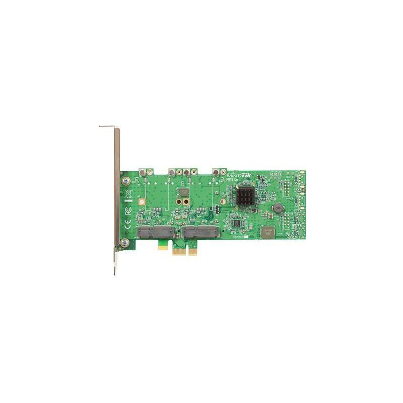 Mikrotik Rb/14e Rb14e Routerboard 14e Four Slot Minipcie-Pcie Adapter