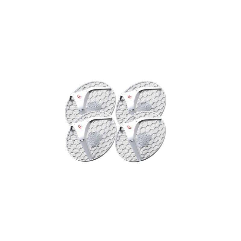 Mikrotik Rblhgg-5acd-Xl4pack (Lhg Xl 5 Ac 4pack) Pack De 4 Uds De Lhg Xl 5 Ac Con Antena De 27dbi De 5ghz, Wireless 802.11ac Dua