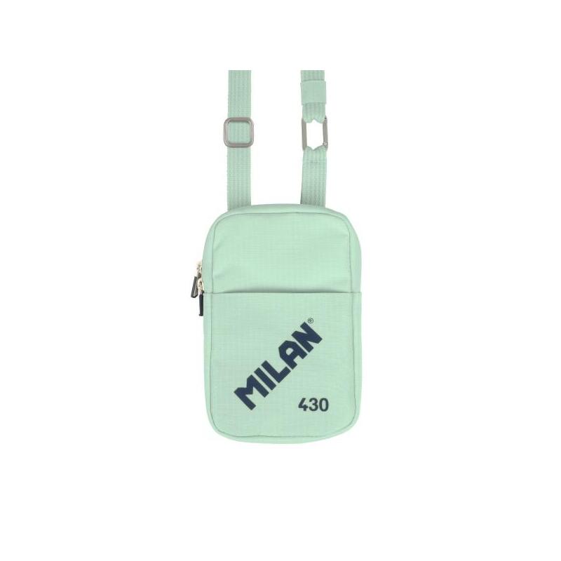 Milan Coleccion 430 Bolso Pequeã±O Bandolera - Tamaã±O Bolso 19x2.3x12.8cm - Cierre De Cremallera - Mosqueton De