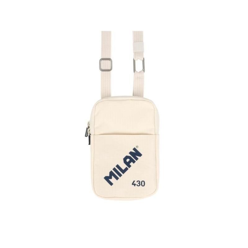 Milan Coleccion 430 Bolso Pequeã±O Bandolera - Tamaã±O Bolso 19x2.3x12.8cm - Cierre De Cremallera - Mosqueton De