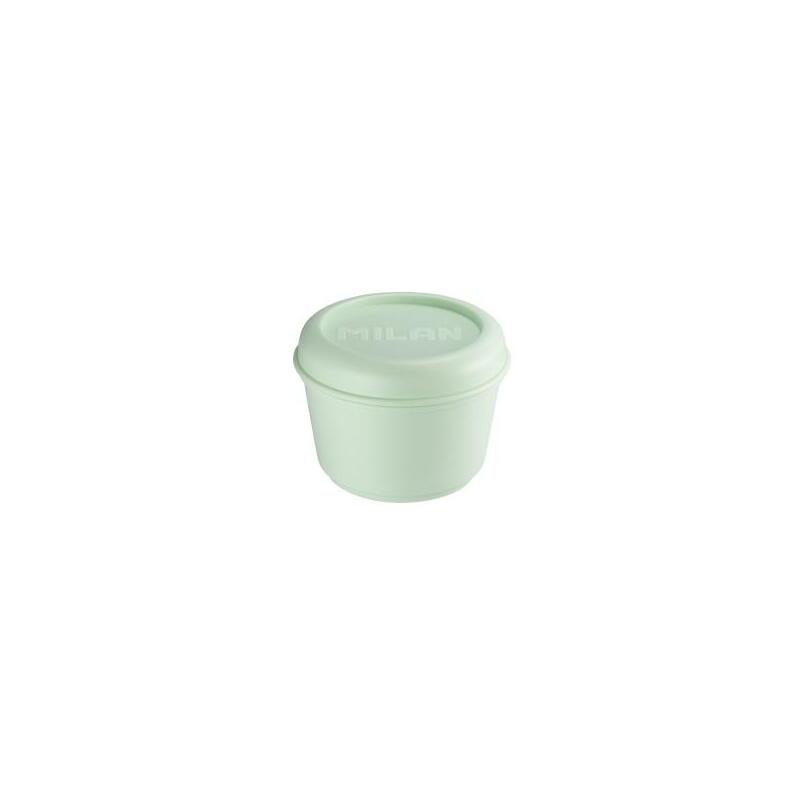 Milan Coleccion 430 Fiambrera Redonda 0.25l - Apta Para Microondas, Lavavajillas Y Congelador - Libre De Bpa - Medidas