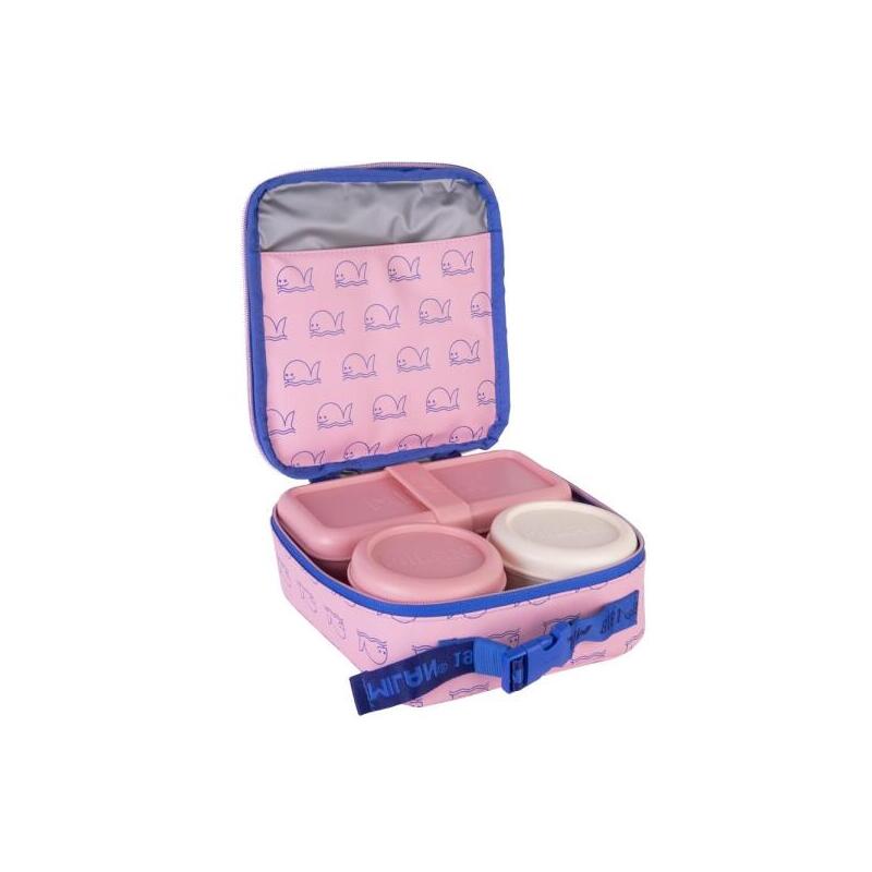 Milan Coleccion 460 Bolsa Isotermica Porta Alimentos 3,9l - Incluye 3 Recipientes Para Alimentos 2x De 0,25l Y 1x De