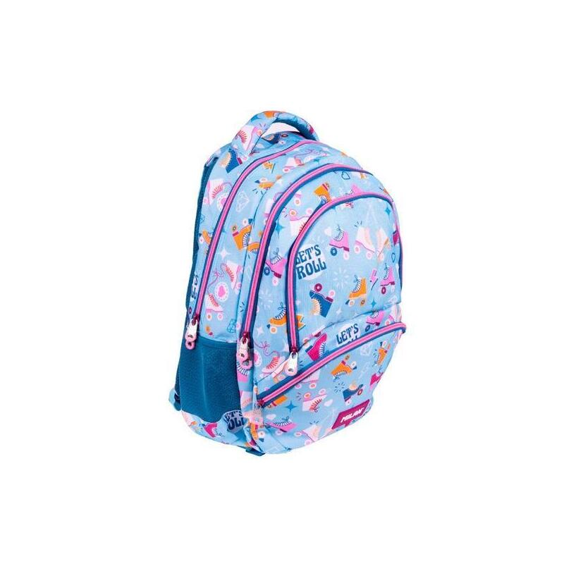 Milan Mochila Escolar 4 Cremalleras 25l Serie Especial Roller 2