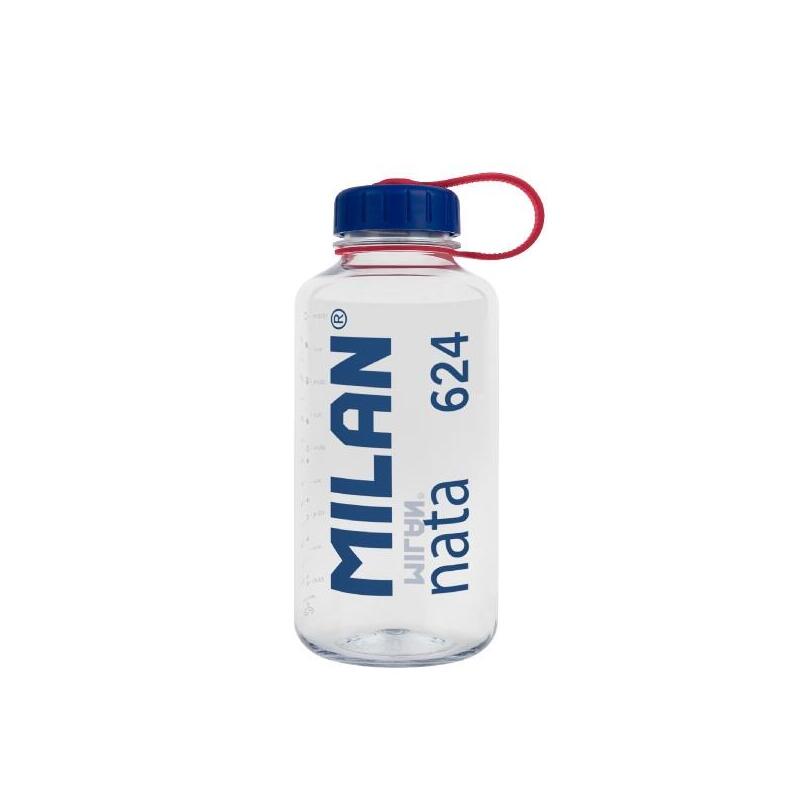 Milan Nata® 624 Botella De Tritan 1l - Muy Ligera - Dosificador Extraíble - Escala De Medida - Libre De Bpa -
