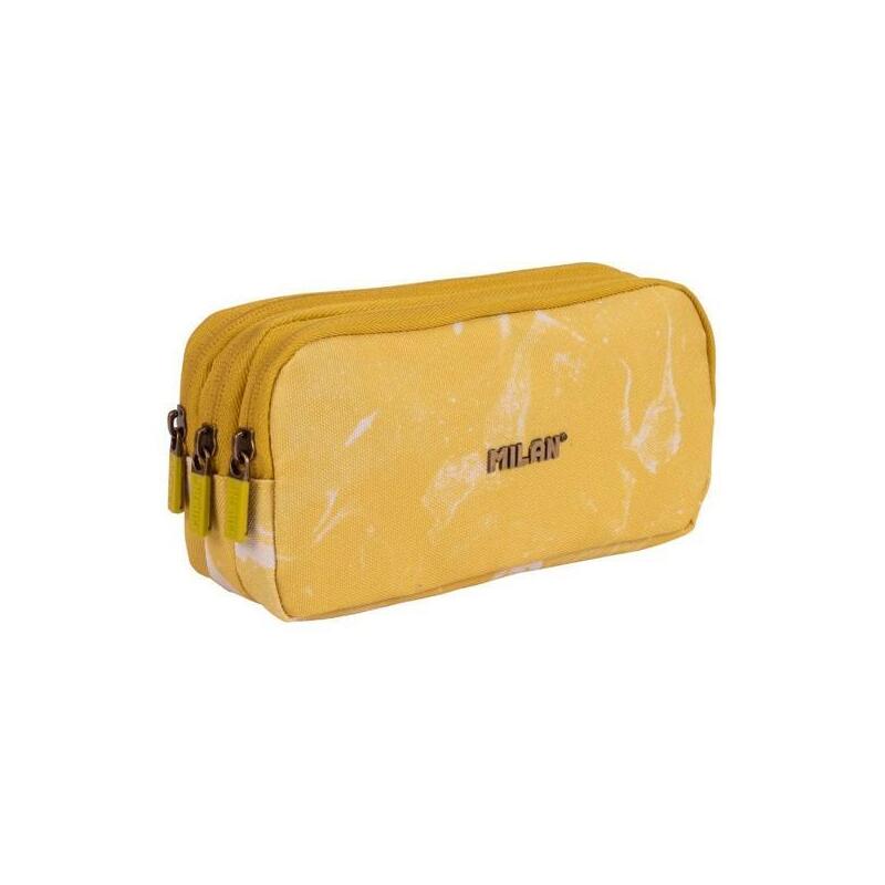 Milan Portatodo 3 Cremalleras Serie Lava Amarillo