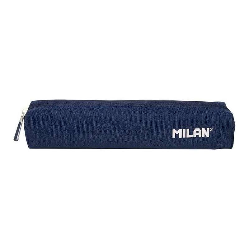 Milan Serie 1918 Estuche Mini Redondo - Tejido Resistente A Las Roturas Y Rasgaduras - Medidas 20,5x4,5x5cm - Color