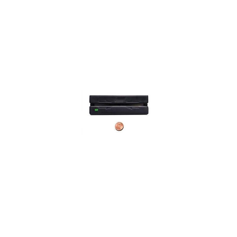 Mini Swipe Card Reader Usb Hid Black, 3-Track, Standard,