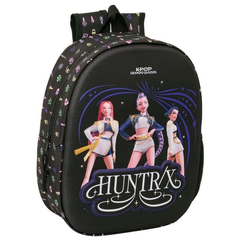 Mochila 3d Leds Sound Kpop Demon Hunters 33cm
