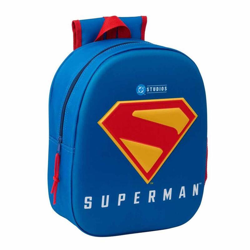 Mochila 3d Superman Dc Comics 33cm