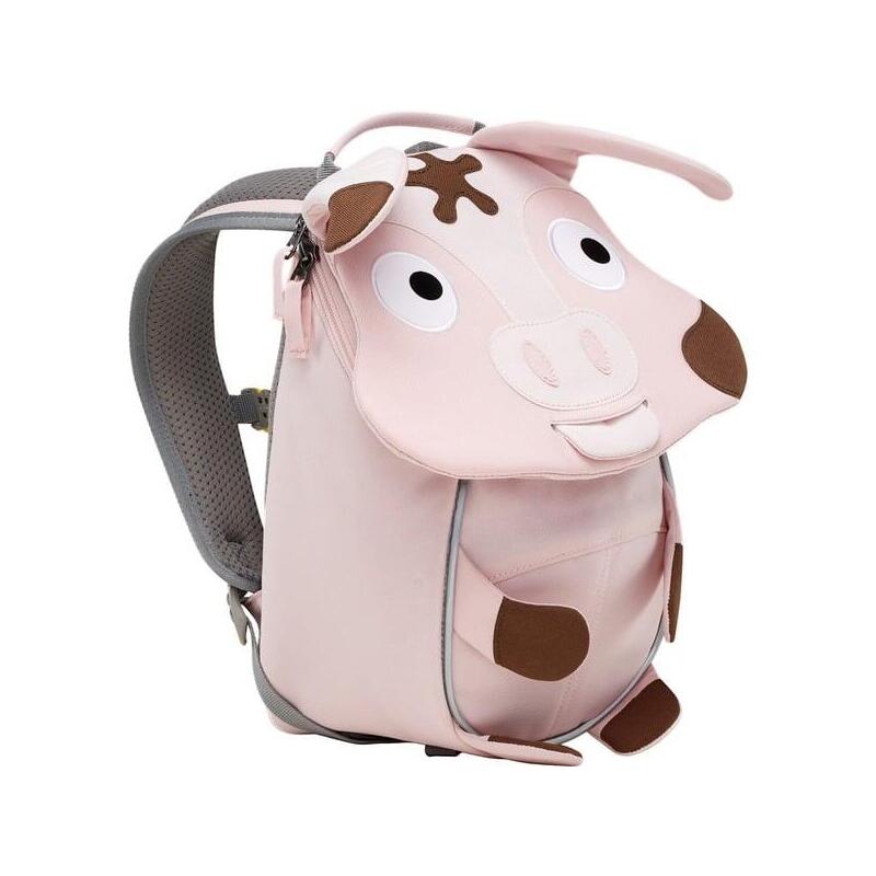 Mochila Affenzahn Little Friend Tonie Schwein, (Rosa/Marrón) Afz-Tos-001-102