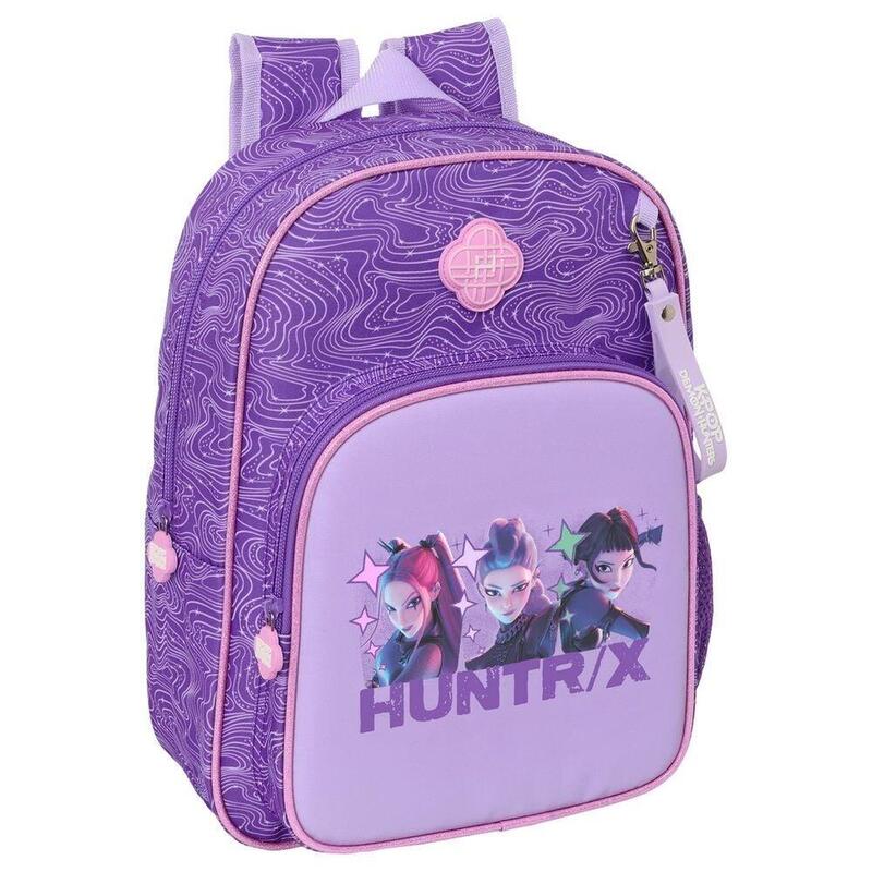 Mochila Battle Kpop Demon Hunters 34cm Adaptable