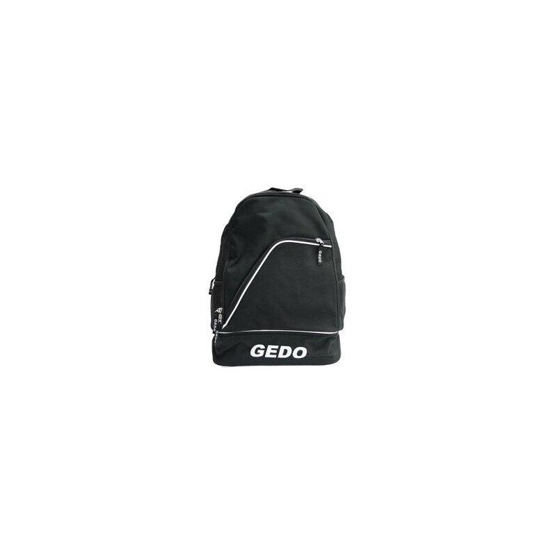 Mochila Gedo Napoli 4 Compartimientos Uno Inferior Para Botas Acolchada Color Negra