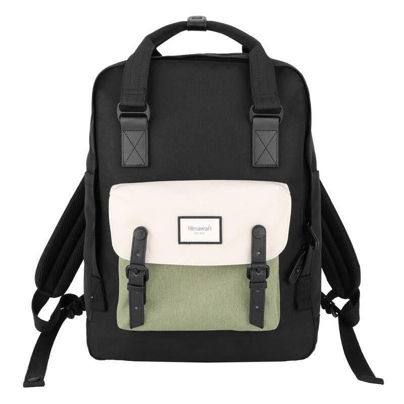 Mochila Para Portátil Himawari 1010 Negro Y Verde