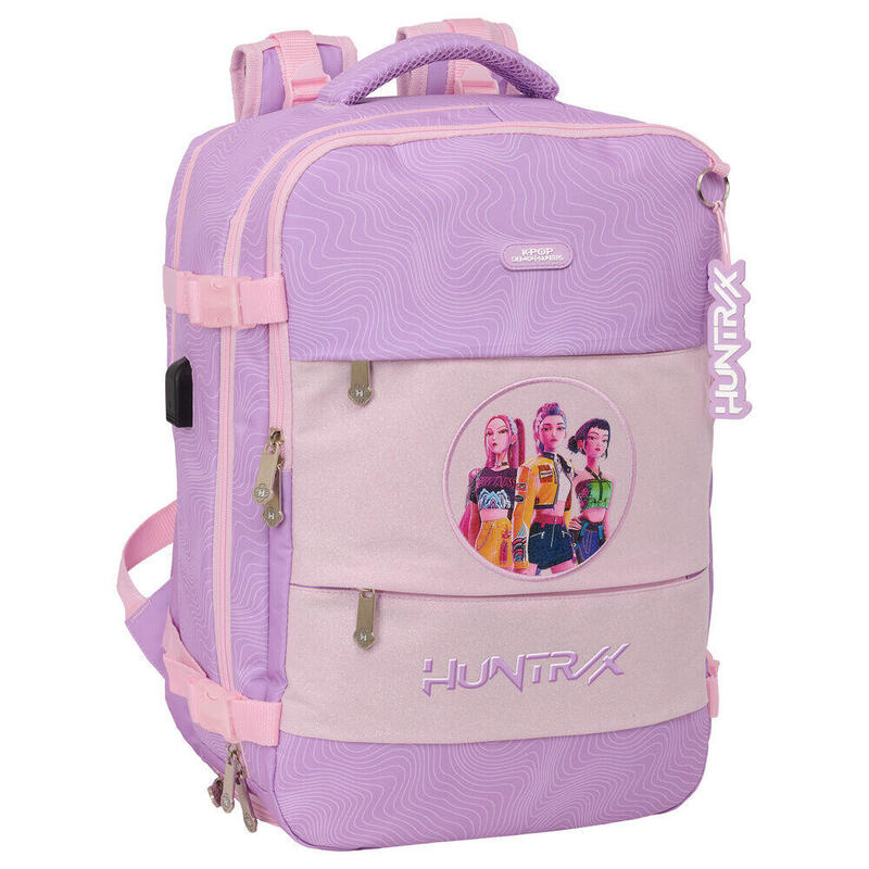 Mochila Viaje Cabina Iconic Kpop Demon Hunters 44cm