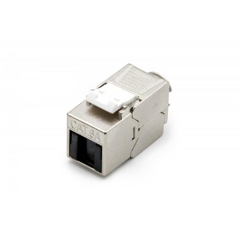 Módulo (Toma) Keystone Rj45 (8p8c) Kat.6a, Stp, Blindado, Sin Herramientas, Cubierta Przeciwpylowa