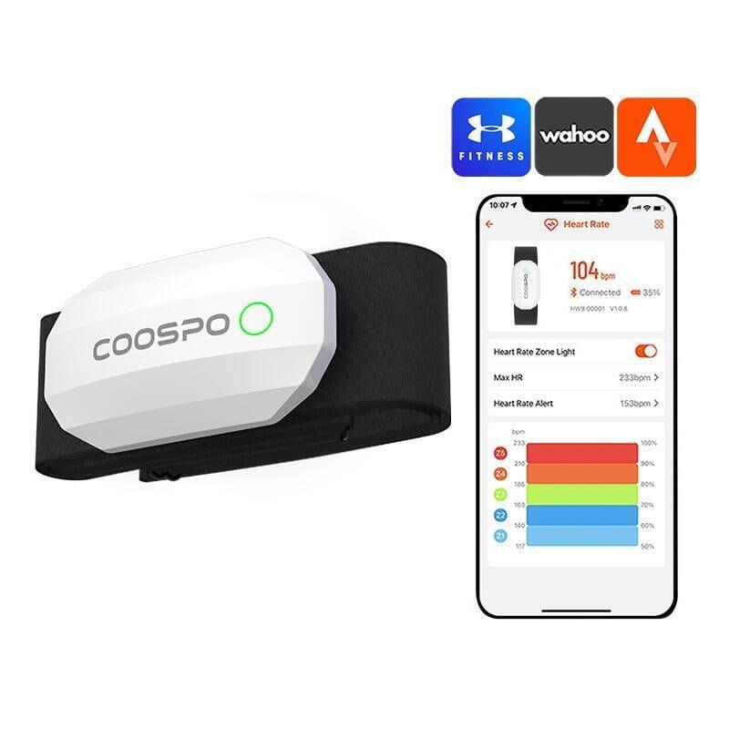 Monitor Coospo H808s-W Ble/Ant+ Blanco De Frecuencia Cardíaca