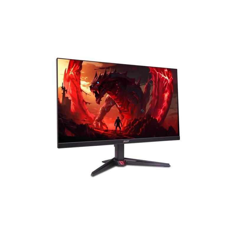 Monitor Gaming Acer 23,8", Nitro Vg240yx1, Negro/Rojo, Fullhd, Va, Hdr, Panel 200hz Um.Qv0ee.101