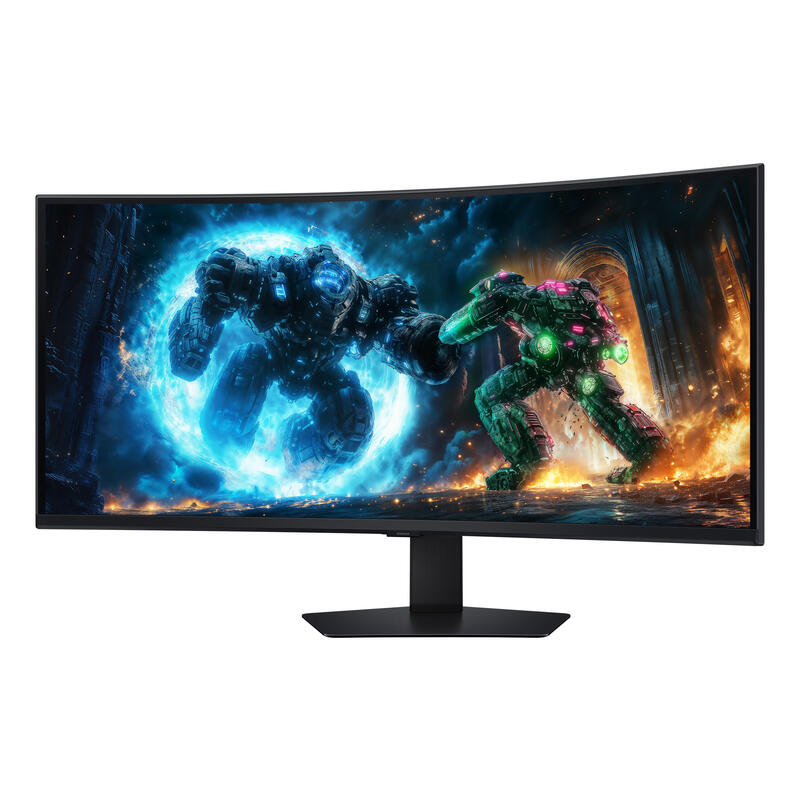 Monitor Gaming Curvo Samsung Odyssey G7 S40fg756eu 40' 5k2k 1ms 180hz Va Regulable En Altura Negro