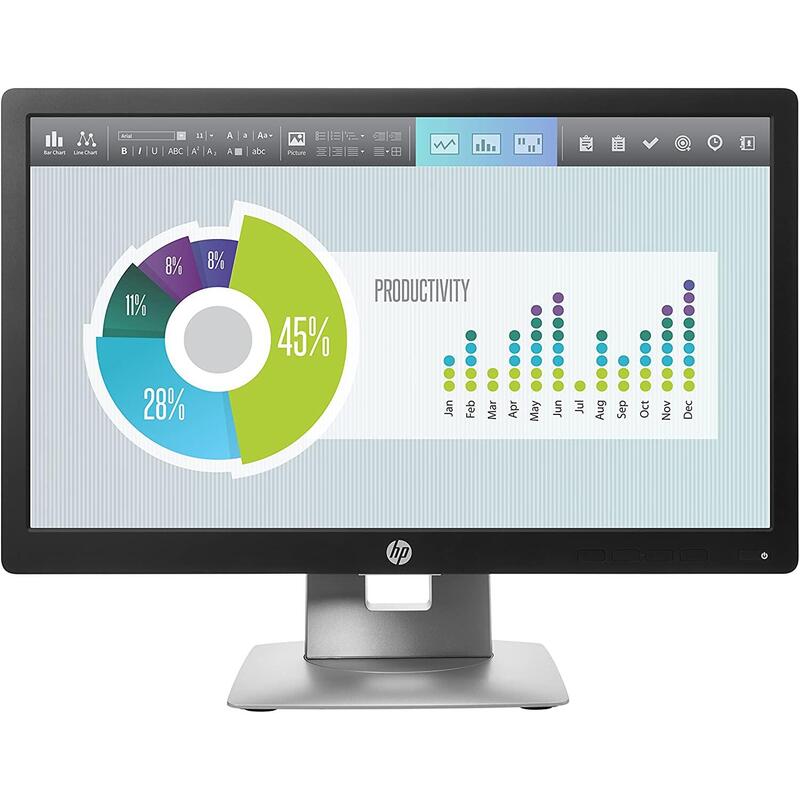 Monitor Nuevo Desprecintado Hp Elitedisplay E202,20",Hdmi, Vga, Displayport,Negro 1 Año De Garantia