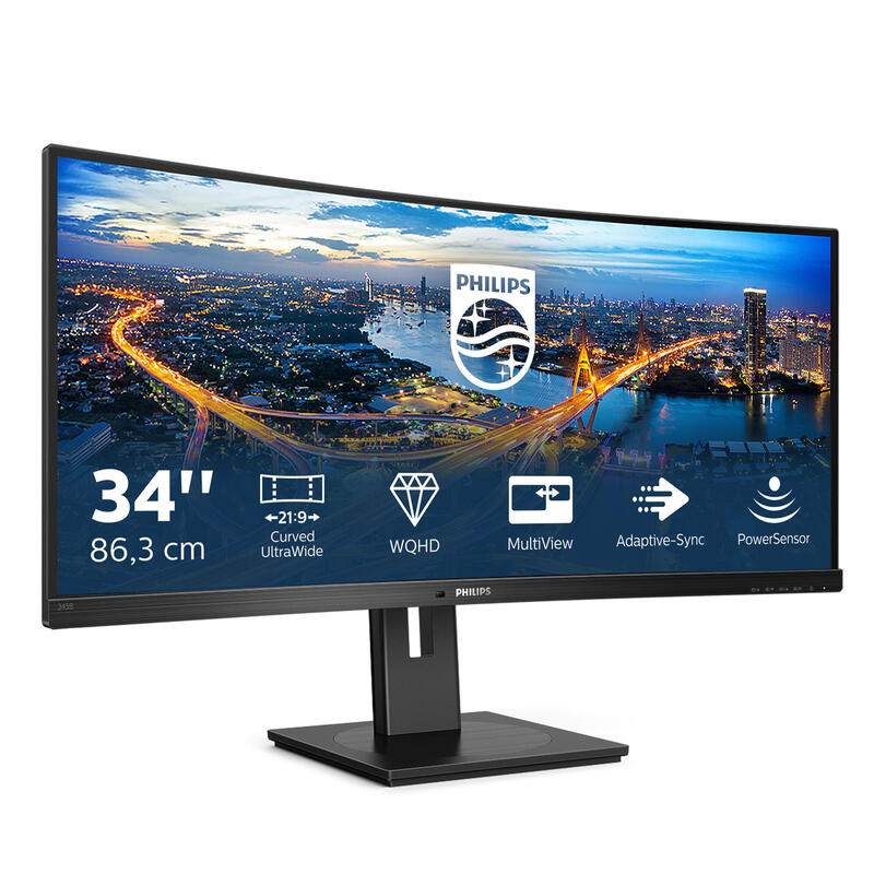 Monitor Philips 345b1c/00 31,5'' Panel Va, 3440x1440 100hz, Dp/Hdmix2/Usb