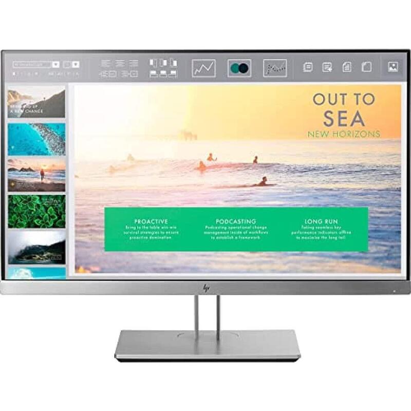 Monitor Reacondicionado Hp 23.8" E233 Hdmi Vga Displayport Fhd Usb3.0 5ms 250cd/M2 18w Taras Esteticas 1 Año De Garantia