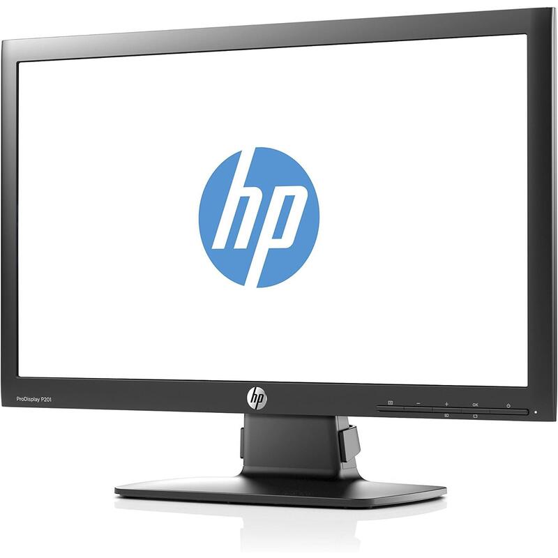 Monitor Reacondicionado Hp P201 20" 1600x900 16:9 Negro 6 Meses Garantia (Sin Peana, Ni Cables)
