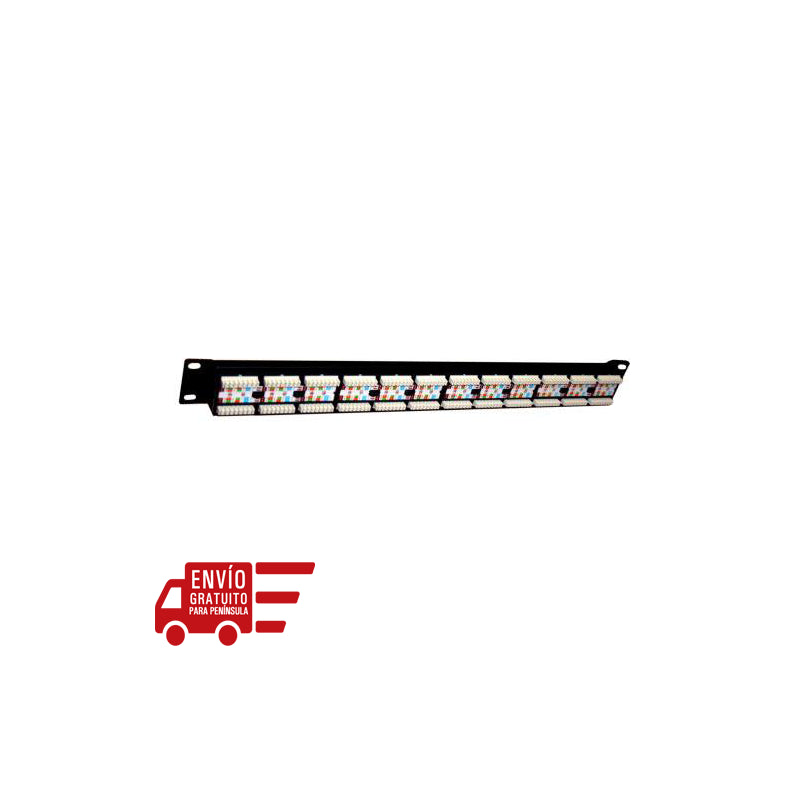 Monolyth Acc. Patch Panel 19\1 24 Puertos Utp C5e - T568a/B