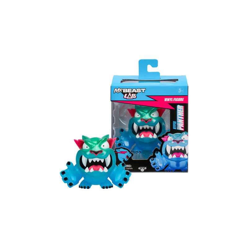Moose Toys Mrbeast Lab Figuras De Vinilo - Hyper Panther, Figura De Juguete 24731