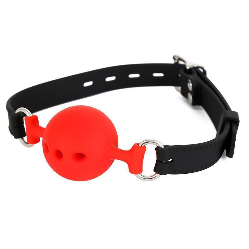 Mordaza Bola Silicona Transpirable M - 4.5 Cm