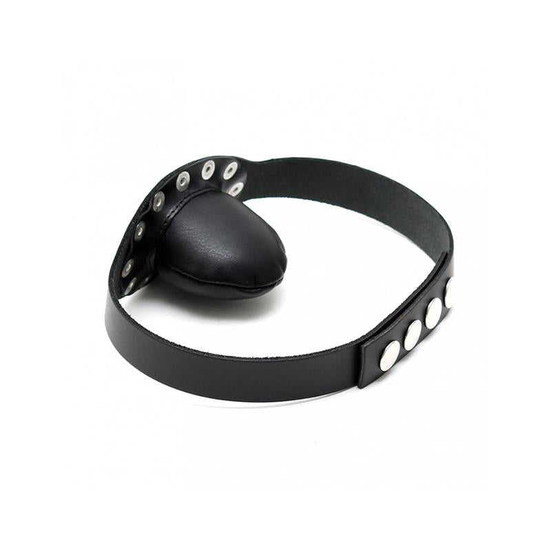 Mordaza Con Forma De Lengua Cuero Ajustable