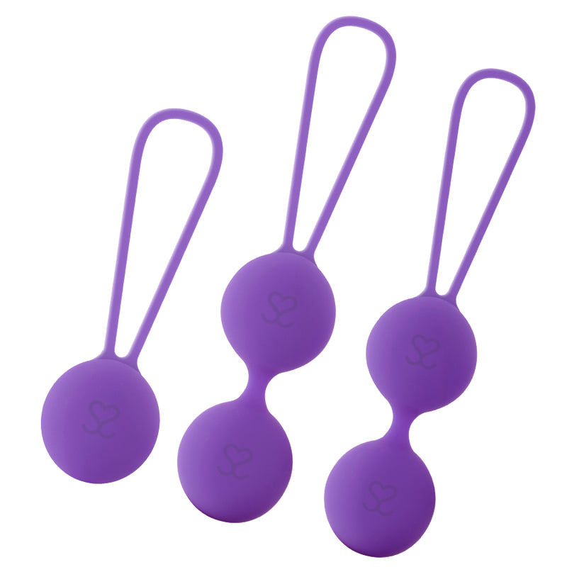 Moressa - Osian Set Osian One; 51 Gr / Osian Two; 101 Gr / Osian Three 85 Gr Premium Silicona Lila