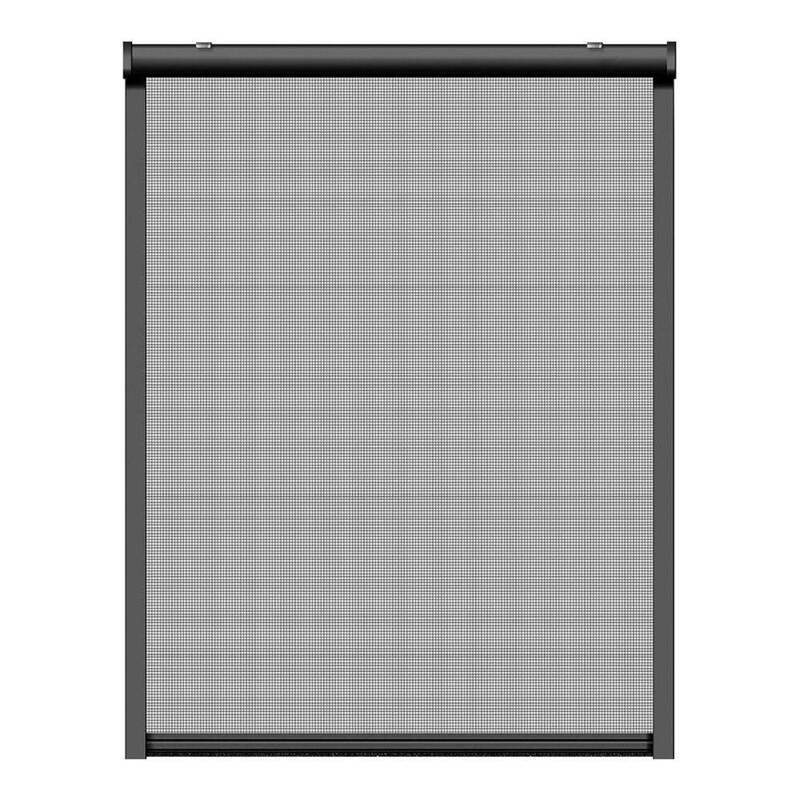 Mosquitera Enrollable, Antracita, 130 X 160 Cm