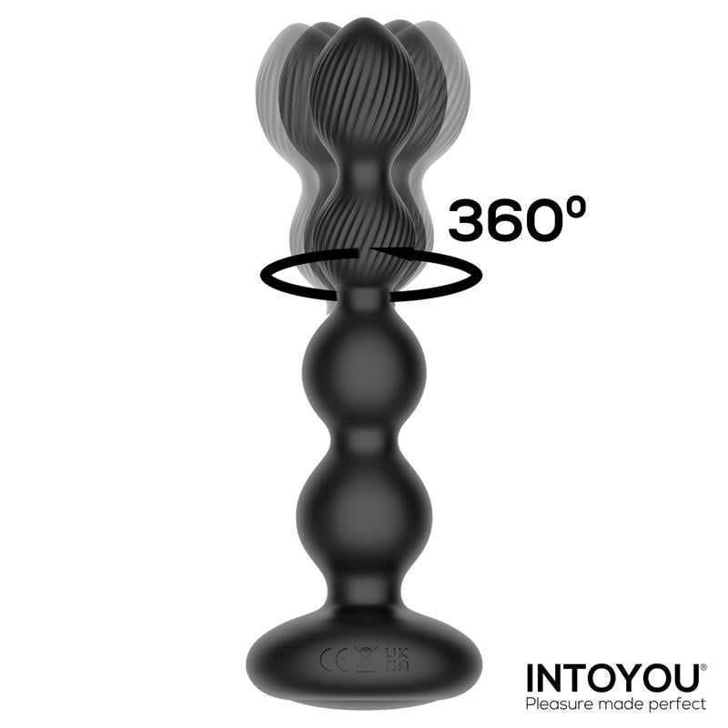 Mouve Plug Anal Con Waving Y Vibración Con Control Remoto 2 Motores