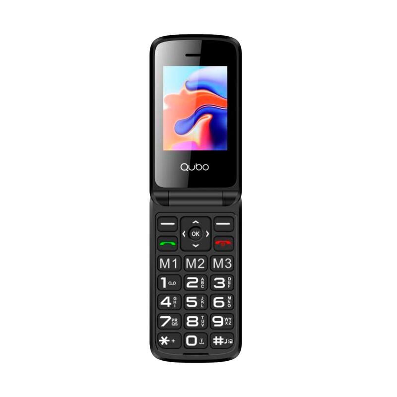 Móvil Qubo Senior X-247 2g Blue 2.4"