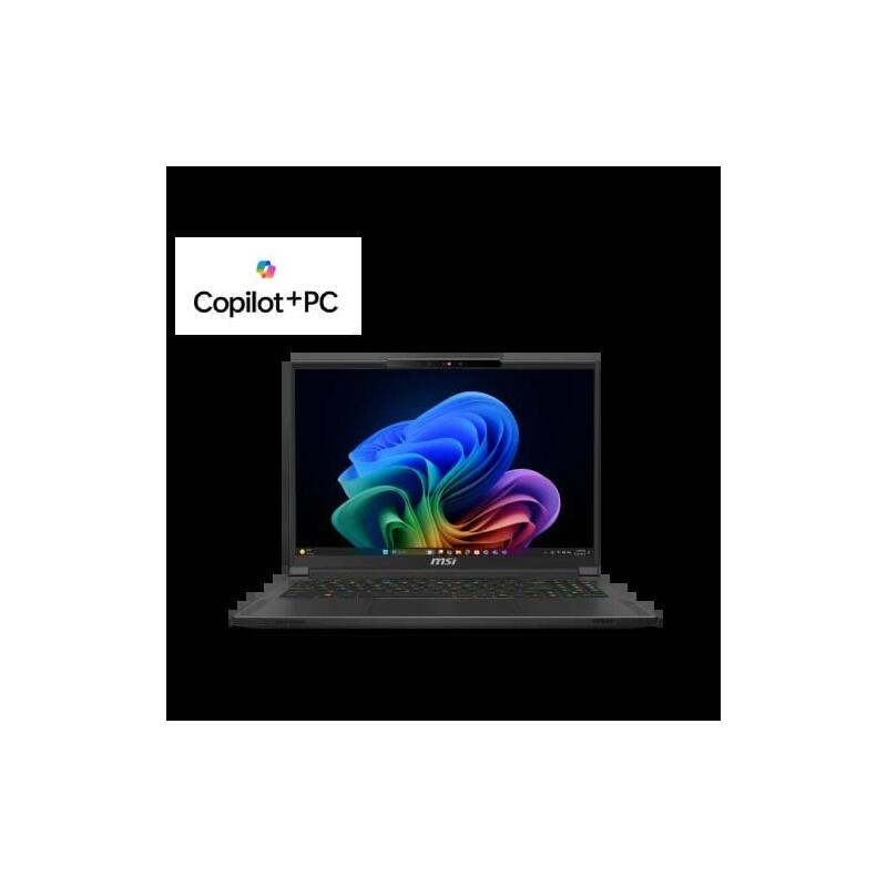 Msi Portatil Stealth A16 Ai+ A3xwig-061es. 16" (2560 X 1600) Oled, 240hz. Amd Ryzen Ai 9 Hx 370. Nvidia Geforce Rtx 5080 , Gddr7 16gb. Lpddr5x 32gb. 1tb Nvme Pcie Ssd. W11 Home. Negro