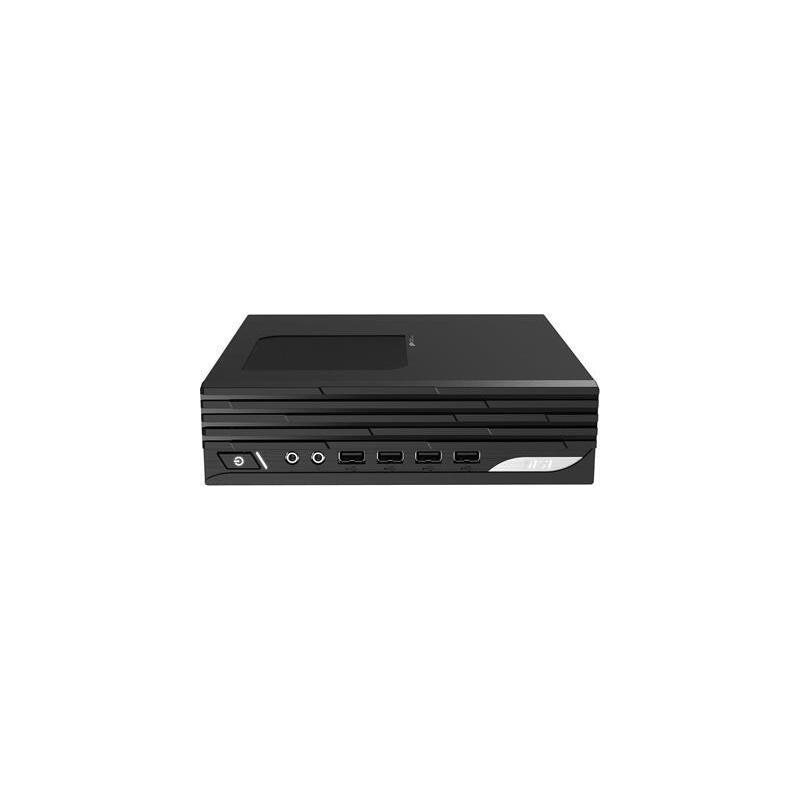 Msi Pro Dp21 13m 801es Sff Core I5 13400 / Hasta 4.6 Ghz Ram 8 Gb Ssd 512 Gb Nvme Uhd Graphics 730 Ieee 802.11ax (Wi-Fi 6e) Bluetooth 5.3 Gigabit Ethernet Win 11 Pro Monitor: Ninguno Negro