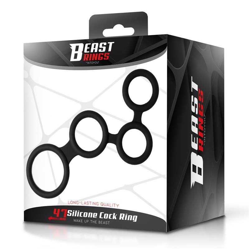 Multi-Anillo Para El Pene Silicona 47 Mm