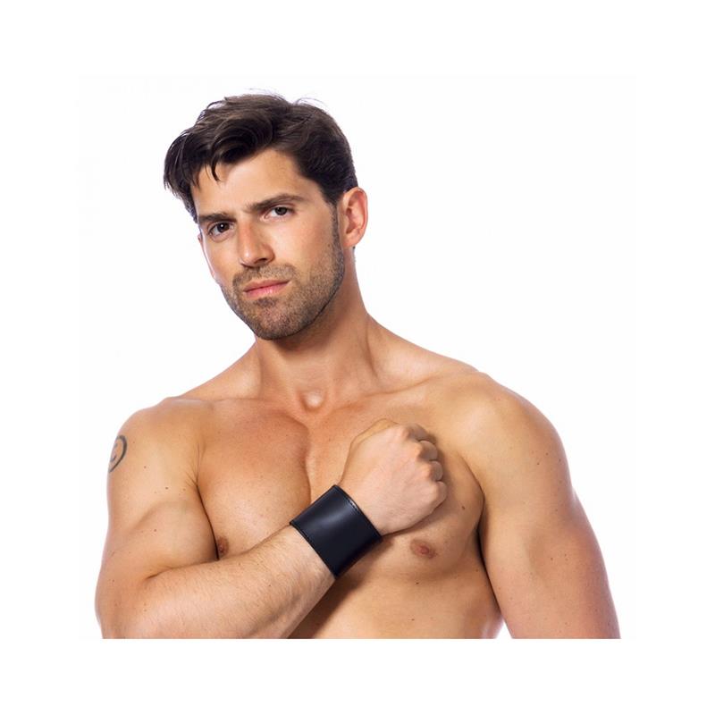 Muñequera Con Monedero Cuero Ajustable