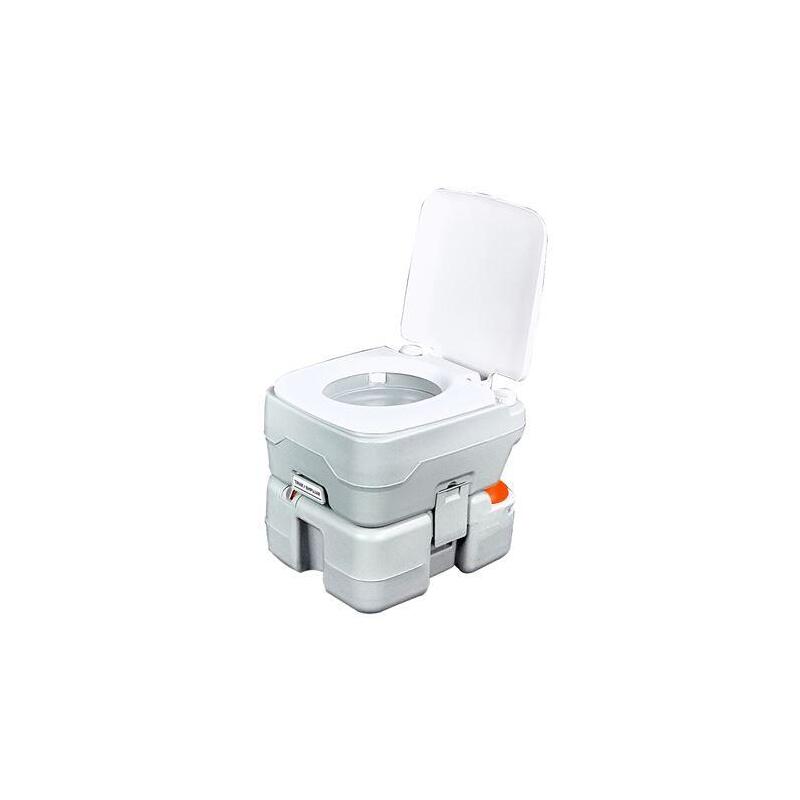 Muvip Inodoro Quimico Portatil 15 Litros Con Nivel - Blanco
