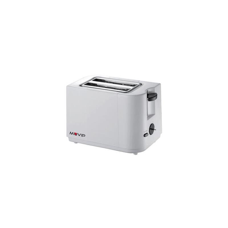 Muvip Tostadora De Pan 700w - Capacidad Para 2 Rebanadas - 6 Niveles De Tostado - Parada Automatica Y Manual