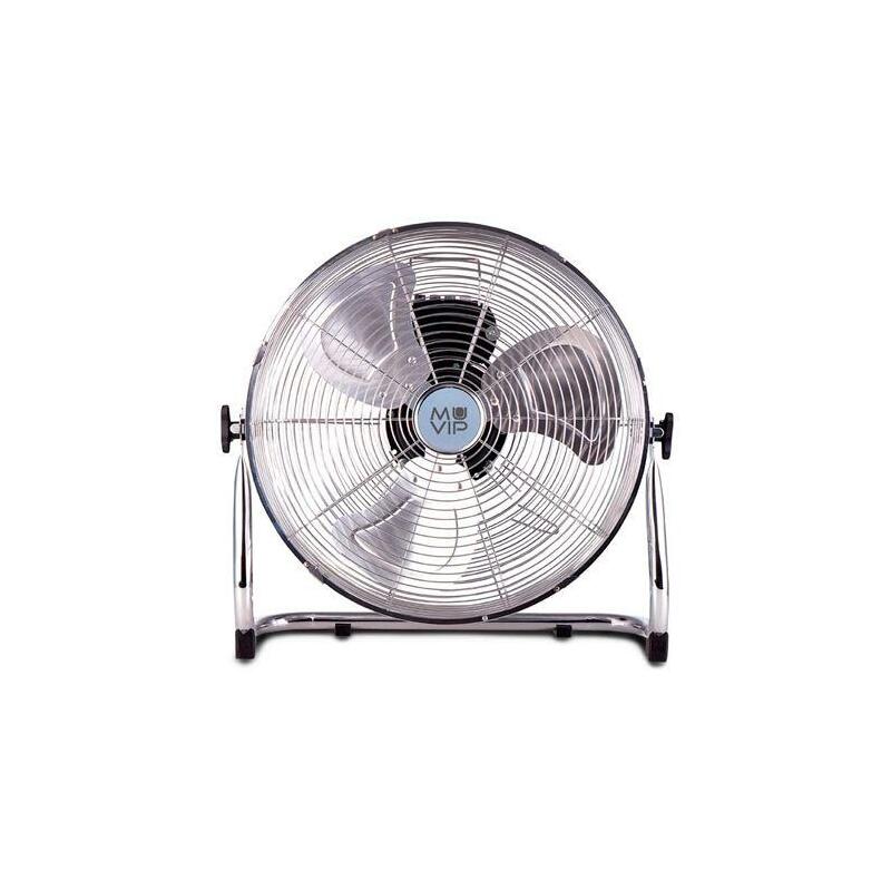 Muvip Ventilador Industrial De Suelo - 55w - 3 Velocidades - Plata