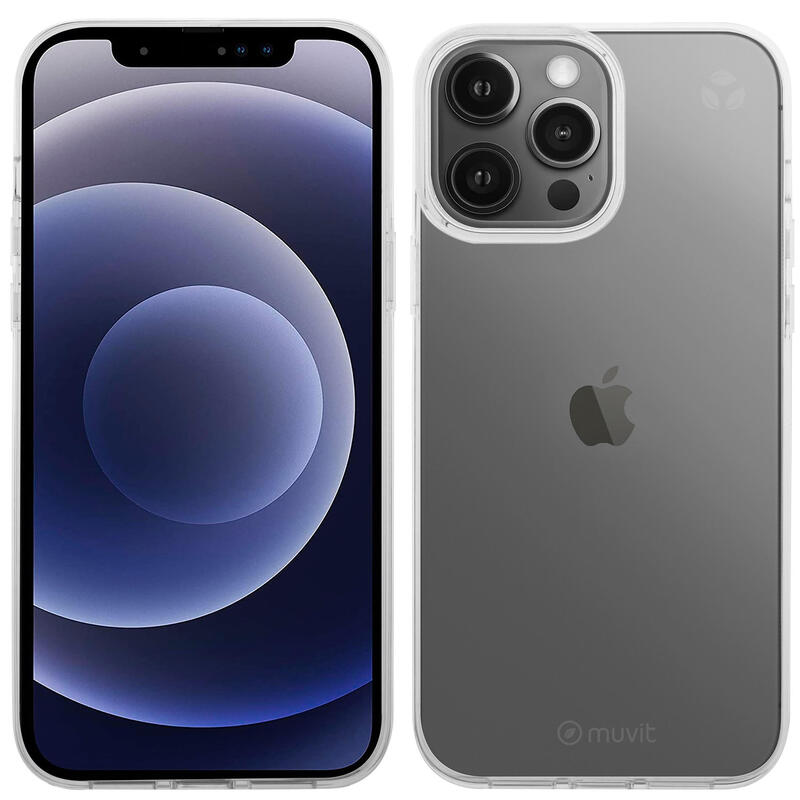 Muvit For Change Funda Apple Iphone 13 Pro Max Recicletek Transparente