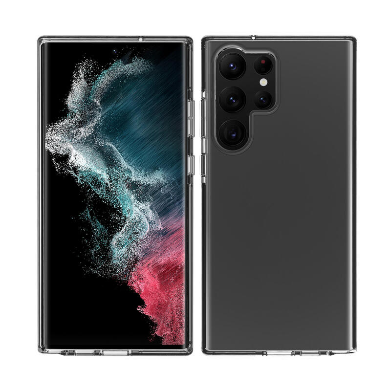 Muvit For Change Funda Shockproof 2m Compatible Con Samsung Galaxy S23 Ultra 5g Transparente