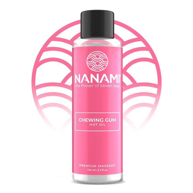 Nanami Aceite De Masaje Efecto Calor Hot Oil Aroma Chicle 100ml